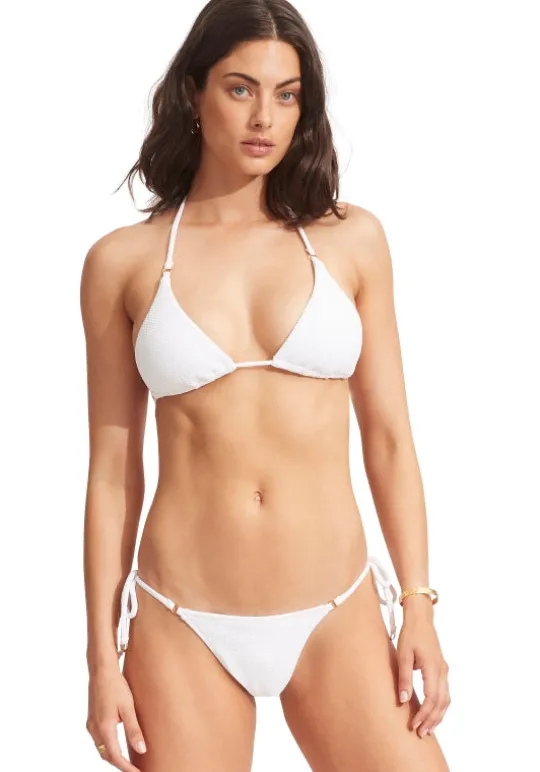 Seafolly Seadive Triangle Bikini White Outlet