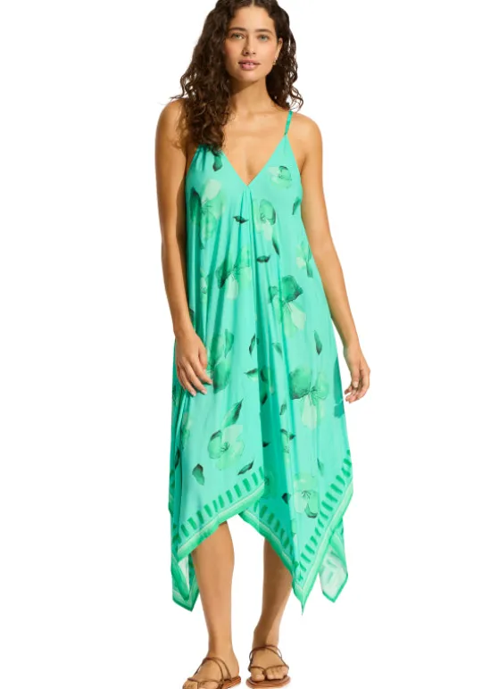Seafolly Scarf Dress Secret Garden Clearance