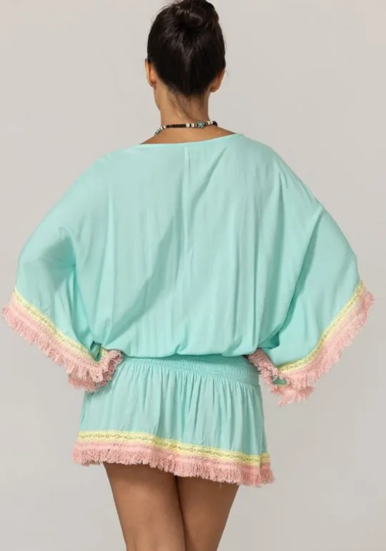 Miss June Sejla Kaftan Aqua Best
