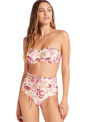 Seafolly Silk Road Bustier Bandeau Bikini Best