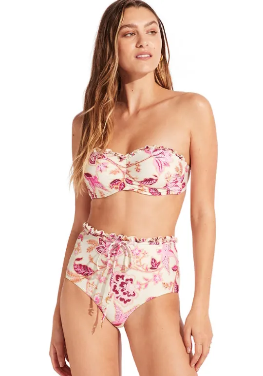 Seafolly Silk Road Bustier Bandeau Bikini Best