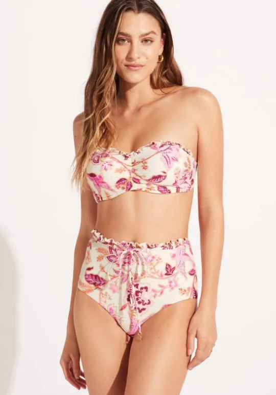 Seafolly Silk Road Bustier Bandeau Bikini Best