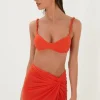 Vix Swimwear Solid Karen Mini Skirt Clearance