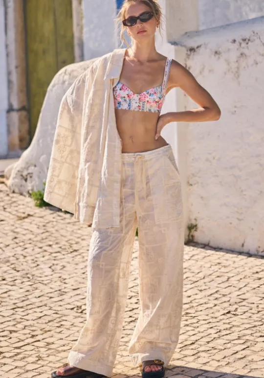 Agua Bendita Solido Beach Shirt Meraki Fashion