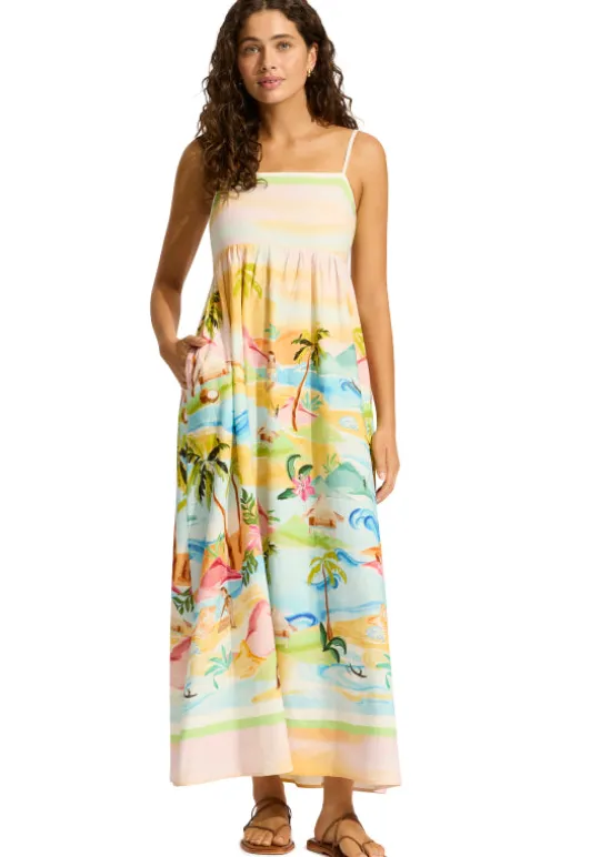Seafolly Maxi Dress South Pacific Sale