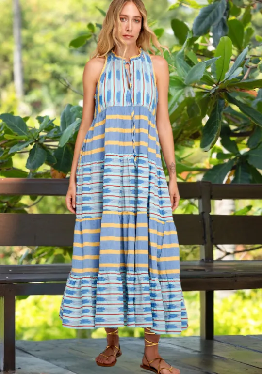 Pearl & Caviar Spetses Sleeveless Maxi Dress Clearance