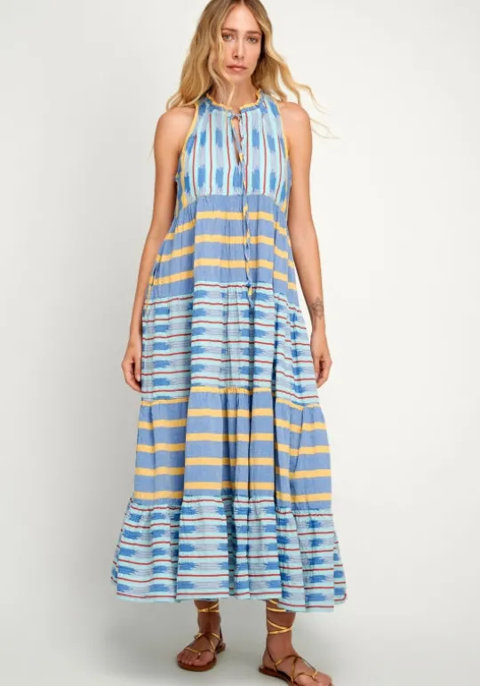 Pearl & Caviar Spetses Sleeveless Maxi Dress Clearance