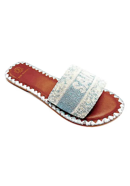De Siena St Tropez Sandals Sky Blue Best
