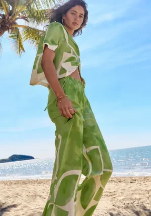 Seafolly Sunray Beach Trouser Sage SunraySage Online