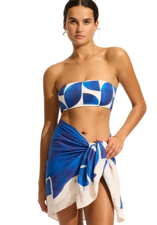 Seafolly Sunray Sarong Ultramarine SunrayUltramarine New