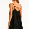 Sea Level Sunset Short Dress Black Best