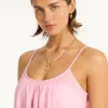 Sea Level Sunset Short Dress Pink Fashion