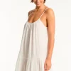 Sea Level Sunset Short Dress White Fashion