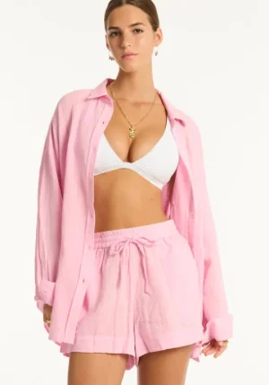 Sea Level Sunset Short Pink Best