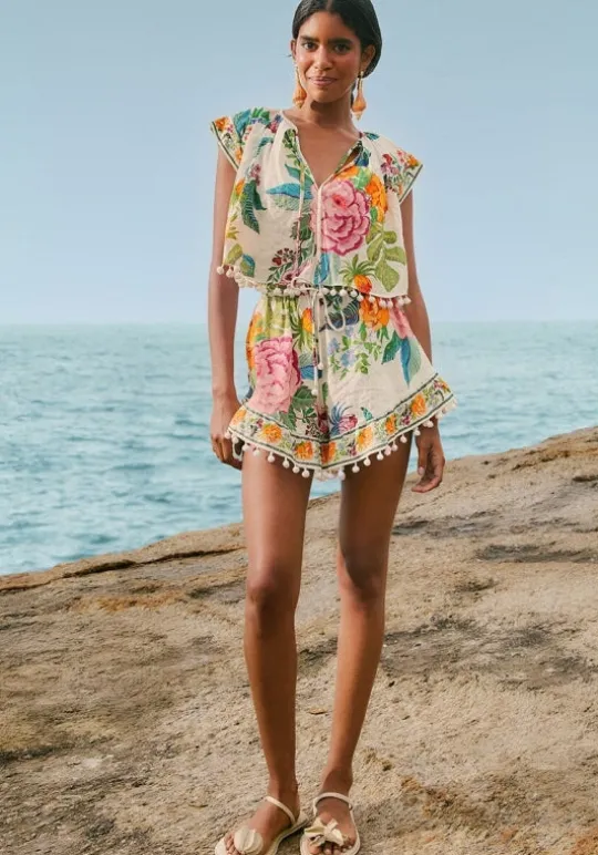 Farm Rio Sweet Bloom Shorts SweetBloom Fashion