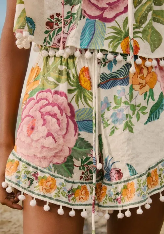 Farm Rio Sweet Bloom Shorts SweetBloom Fashion