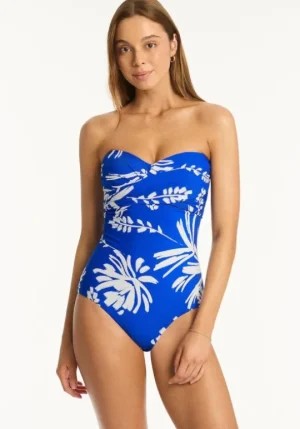 Sea Level Bandeau Swimsuit Tradewind Fashion