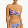 Sea Level Twist Bandeau Bikini Blue Hawaii Best