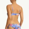 Sea Level Twist Bandeau Bikini Blue Hawaii Best