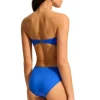 Seafolly Twist Front Bandeau Bikini Azure Discount
