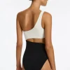 JETS Swimwear Versa Swimsuit White/Black Clearance