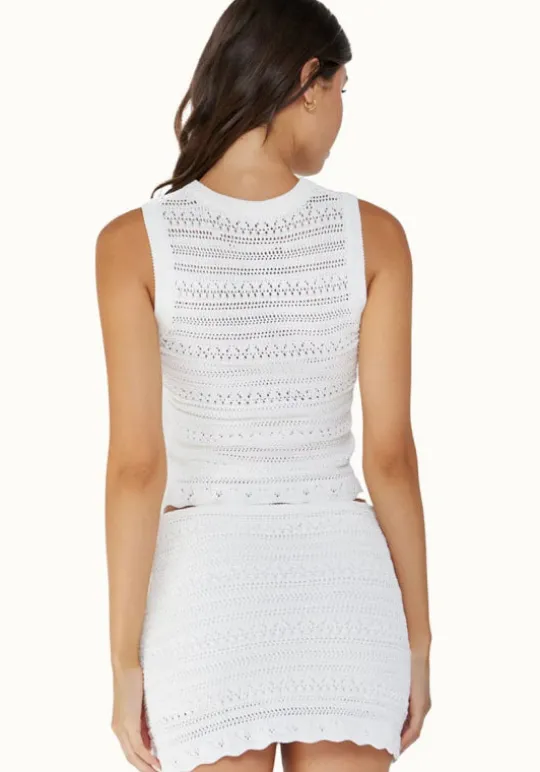 PQ Swim Crochet Skirt Waterlily Best