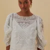 Farm Rio Guipire Blouse White Online