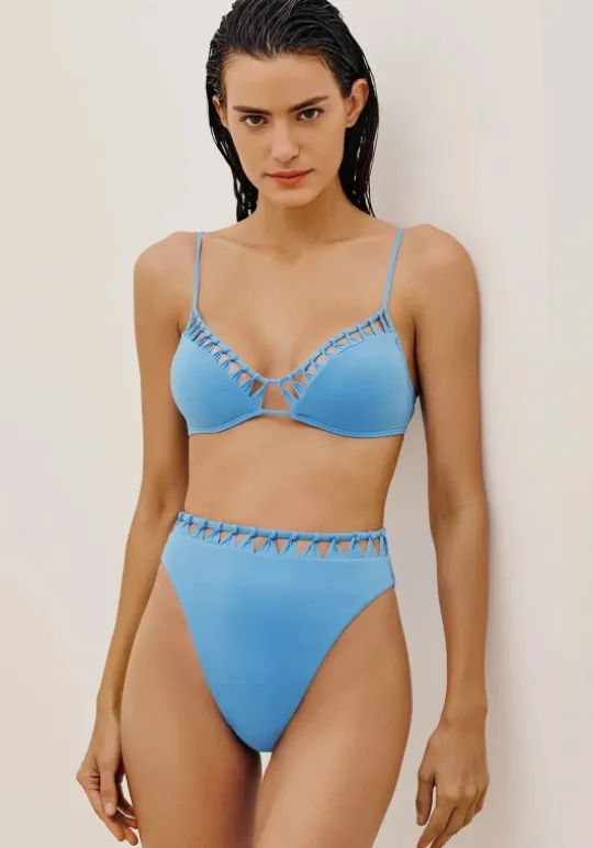 Vix Swimwear Zen Leeza High Waist Bikini New