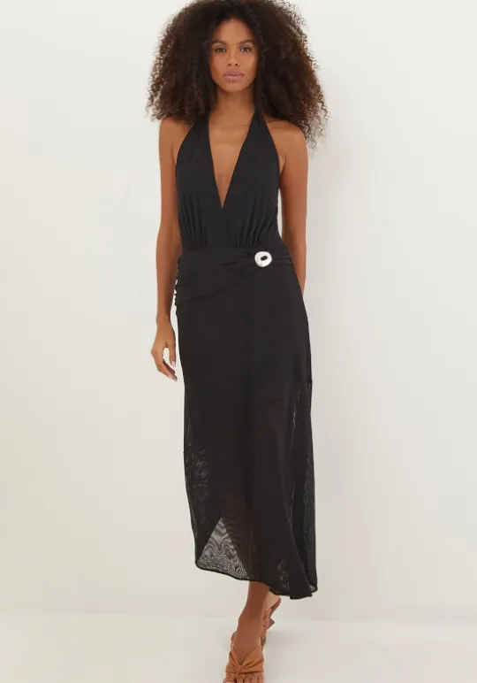 Vix Swimwear Zita Dress Black Fashion